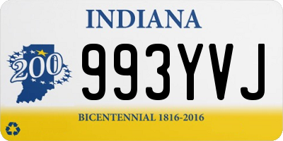 IN license plate 993YVJ