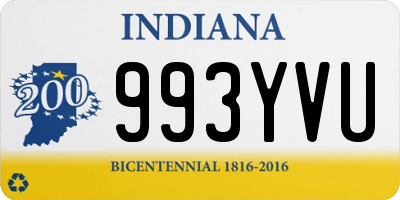 IN license plate 993YVU