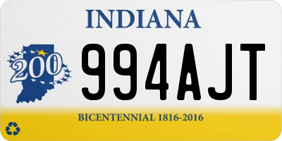 IN license plate 994AJT