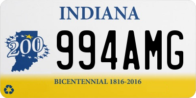 IN license plate 994AMG