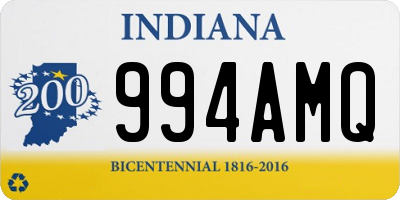 IN license plate 994AMQ