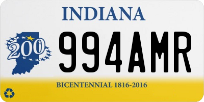 IN license plate 994AMR