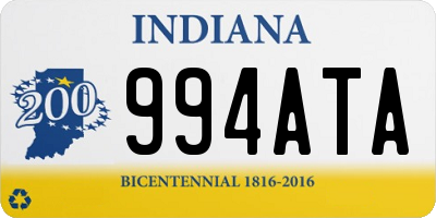 IN license plate 994ATA