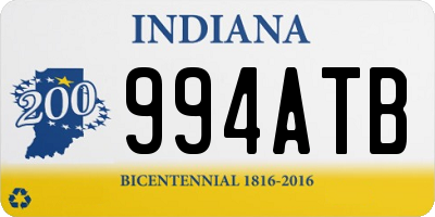 IN license plate 994ATB