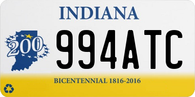 IN license plate 994ATC