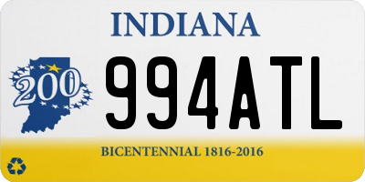 IN license plate 994ATL