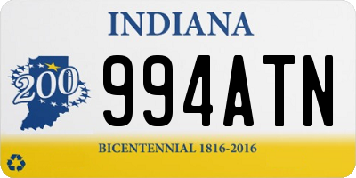 IN license plate 994ATN