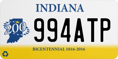 IN license plate 994ATP