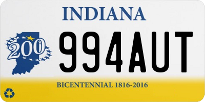 IN license plate 994AUT