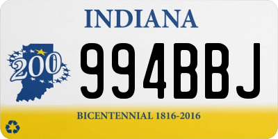 IN license plate 994BBJ