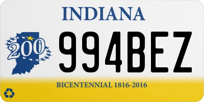 IN license plate 994BEZ