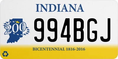 IN license plate 994BGJ