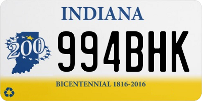 IN license plate 994BHK