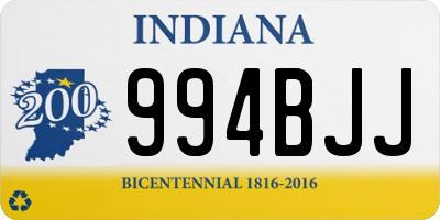 IN license plate 994BJJ