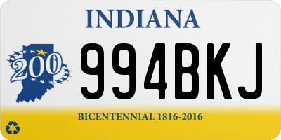 IN license plate 994BKJ