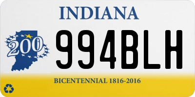 IN license plate 994BLH