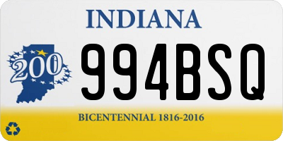 IN license plate 994BSQ