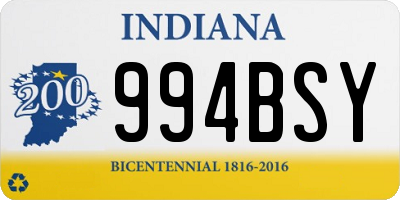 IN license plate 994BSY