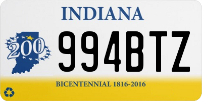 IN license plate 994BTZ