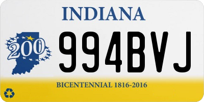 IN license plate 994BVJ