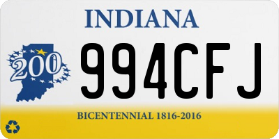 IN license plate 994CFJ