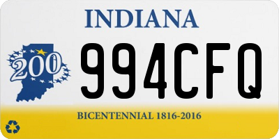 IN license plate 994CFQ