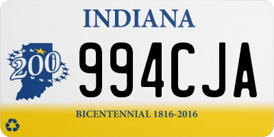 IN license plate 994CJA