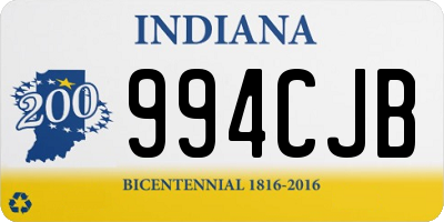 IN license plate 994CJB