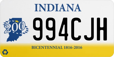 IN license plate 994CJH