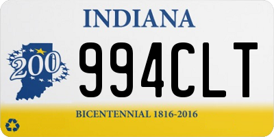 IN license plate 994CLT