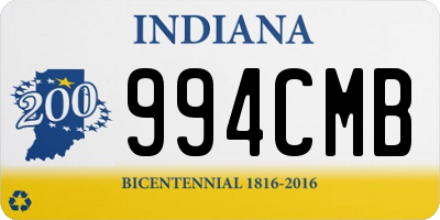 IN license plate 994CMB