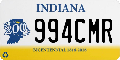 IN license plate 994CMR