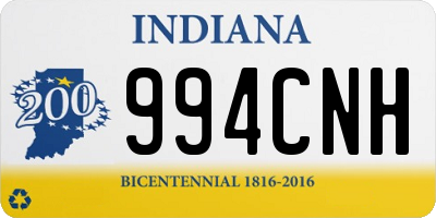 IN license plate 994CNH