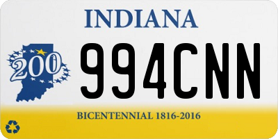 IN license plate 994CNN