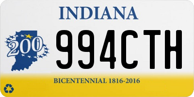 IN license plate 994CTH