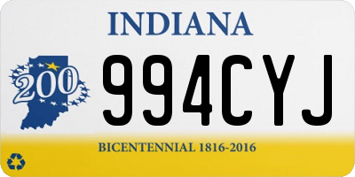 IN license plate 994CYJ