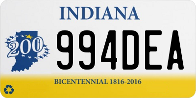 IN license plate 994DEA