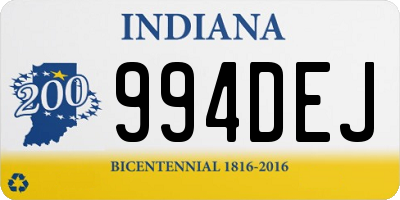 IN license plate 994DEJ