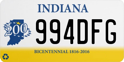 IN license plate 994DFG