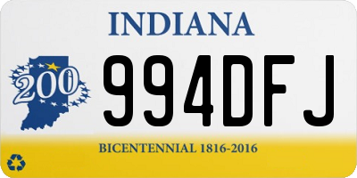 IN license plate 994DFJ