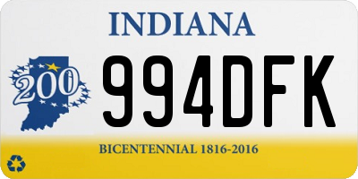 IN license plate 994DFK