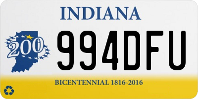 IN license plate 994DFU