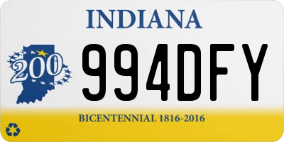 IN license plate 994DFY