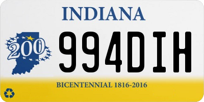 IN license plate 994DIH