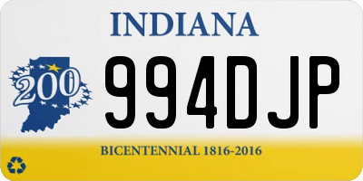 IN license plate 994DJP