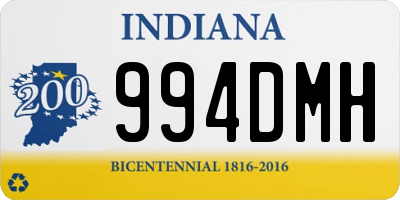 IN license plate 994DMH