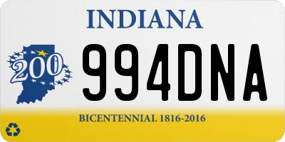 IN license plate 994DNA