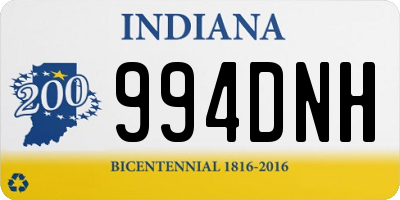 IN license plate 994DNH