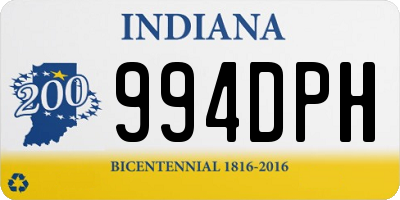 IN license plate 994DPH