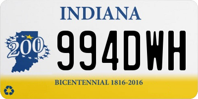 IN license plate 994DWH